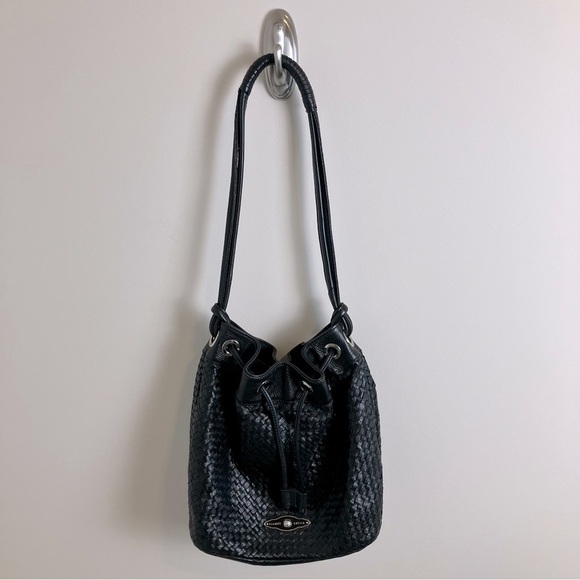 Elliott Lucca Handbags - Elliott Lucca Leather Bucket Bag in Black One Size Purse